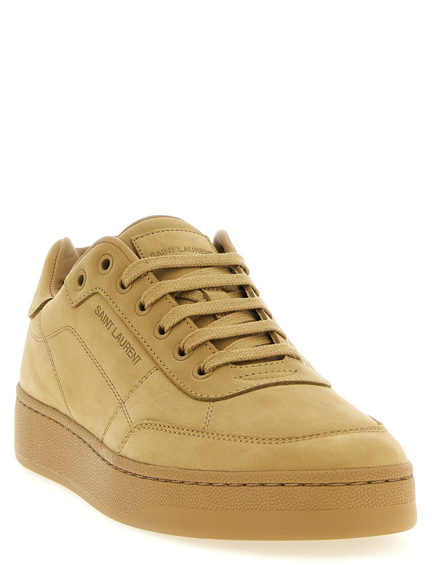 Beige Lace Up Sneakers 2