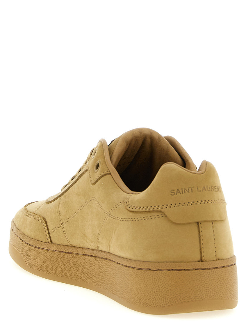 Beige Lace Up Sneakers 3