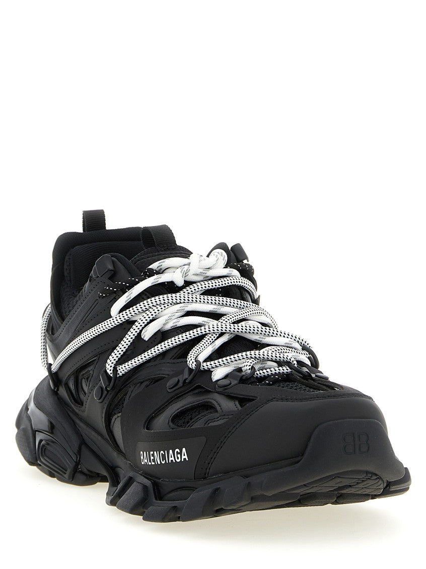 Black Lace Up Sneakers 2