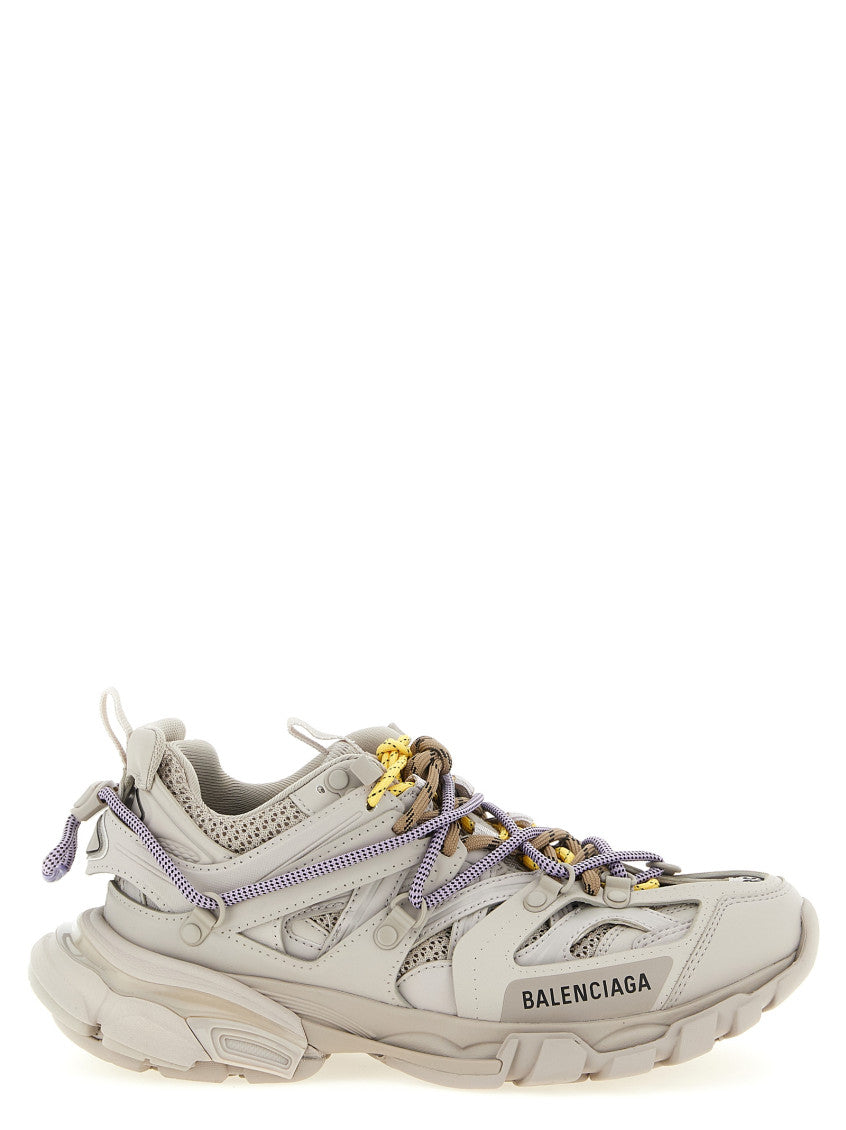 Grey Lace Up Sneakers 1