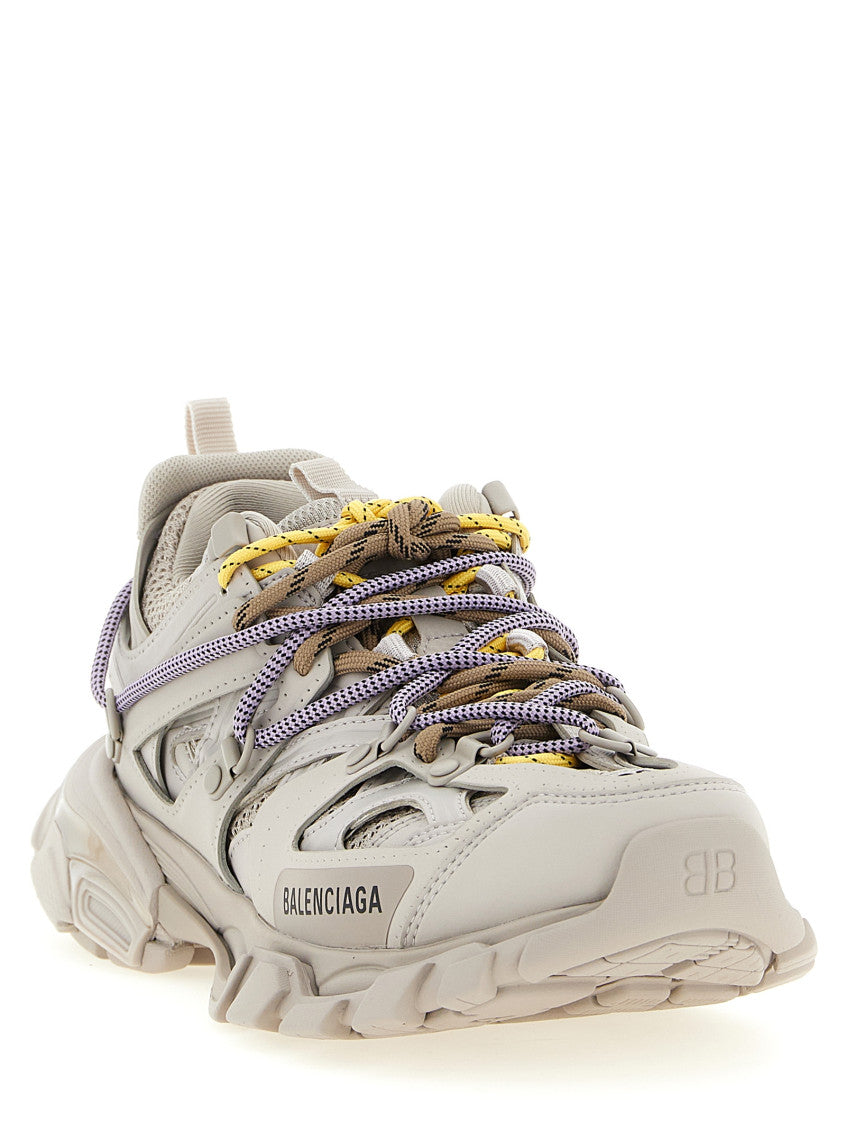 Grey Lace Up Sneakers 2