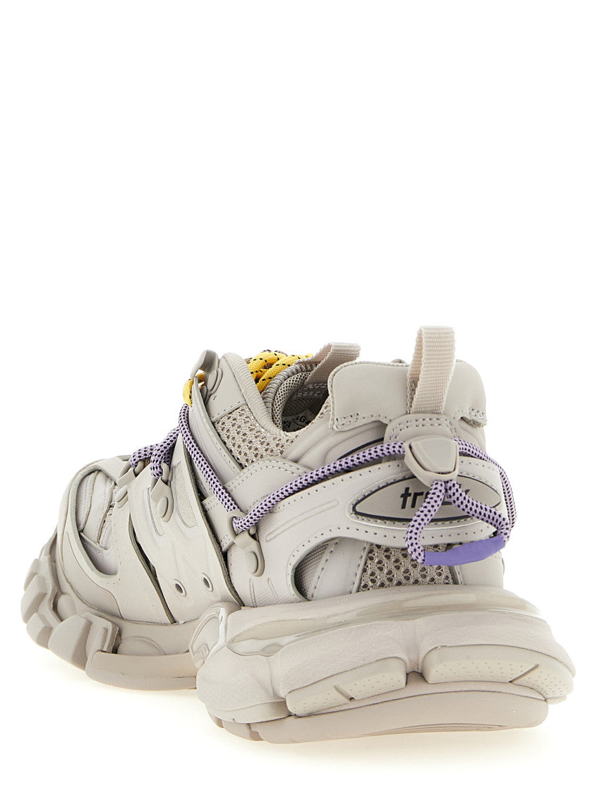 Grey Lace Up Sneakers 3