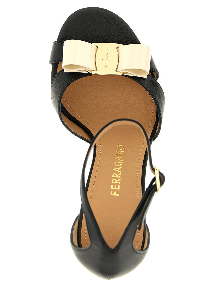 Black Open Toe Heels 4