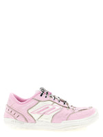 Pink Lace Up Sneakers 1