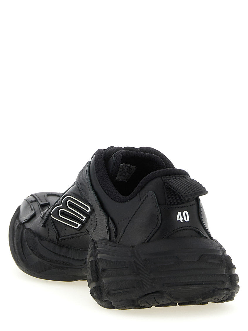 Black Lace Up Sneakers 3