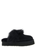 Black Slip On Sandals 1