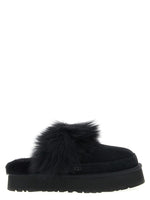 Black Slip On Sandals 1