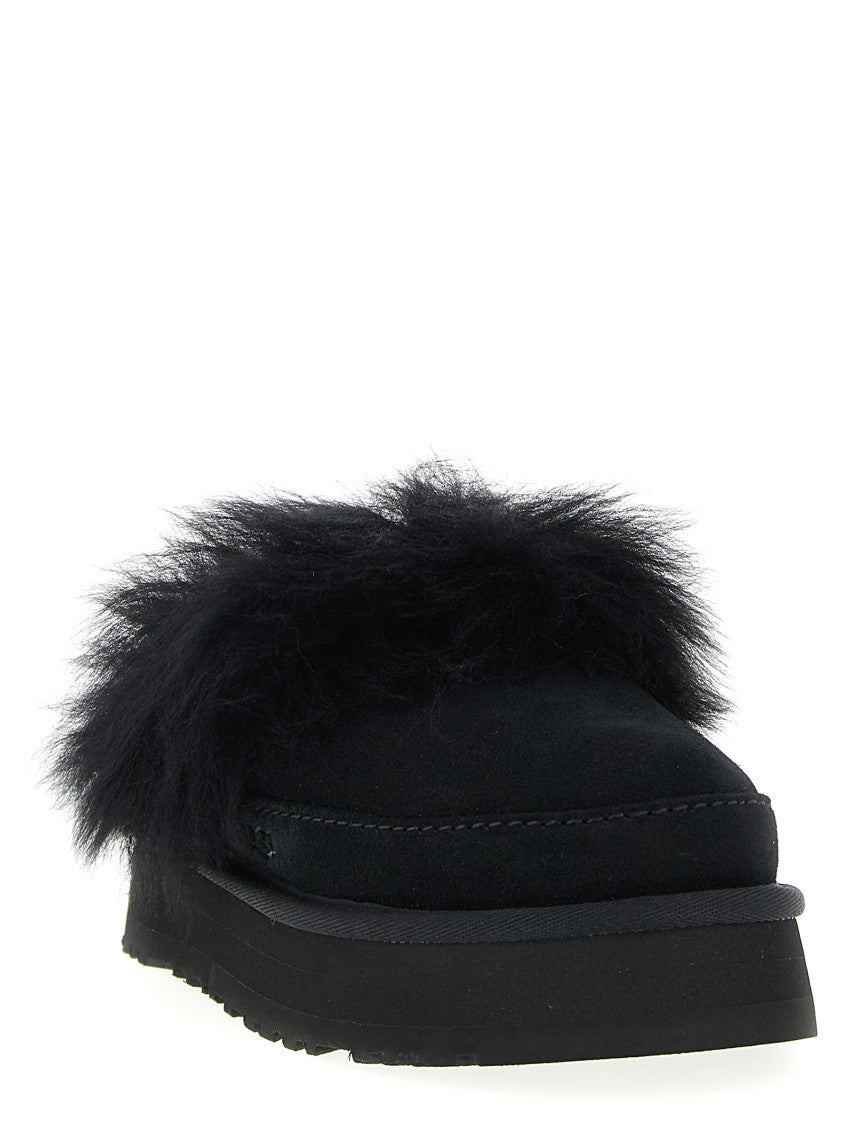 Black Slip On Sandals 2