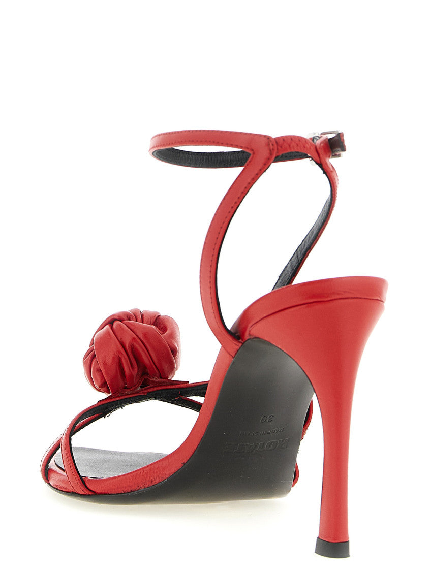 Red Open Toe Heels 3