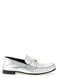 Silver Leather Loafers 1