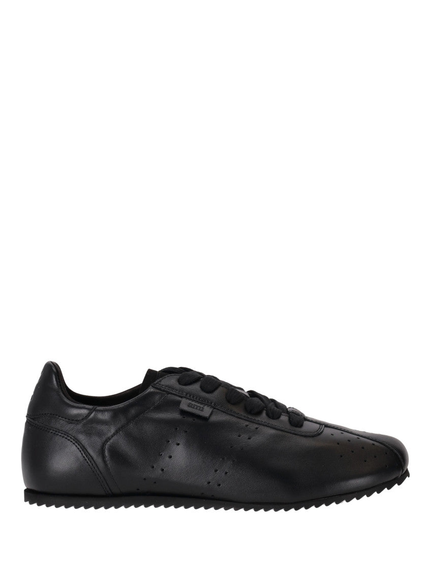 Black Lace Up Sneakers 1
