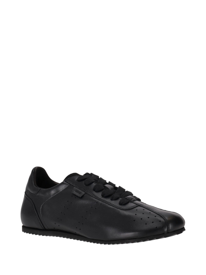 Black Lace Up Sneakers 2