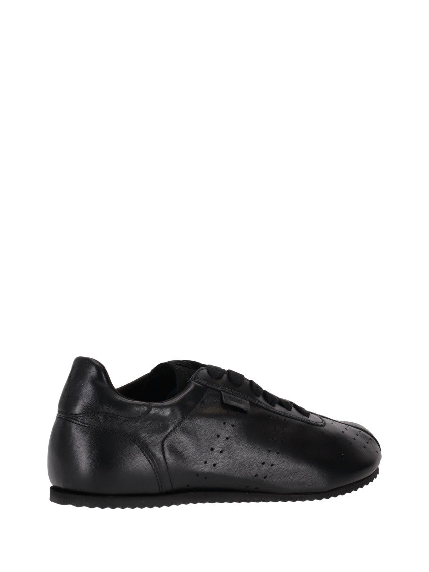 Black Lace Up Sneakers 4