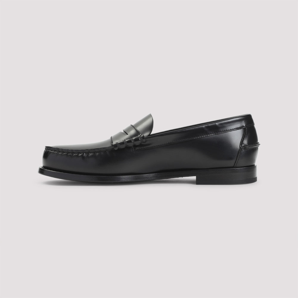Black Leather Loafers 4