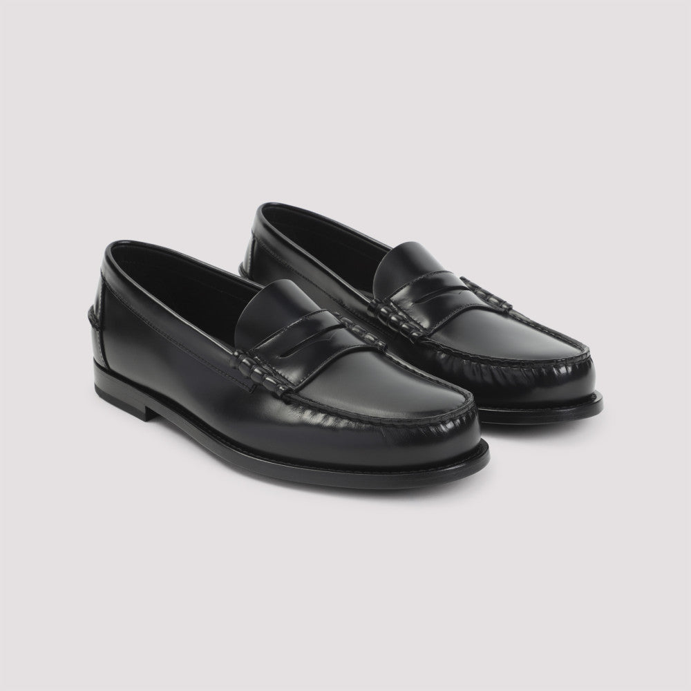 Black Leather Loafers 5