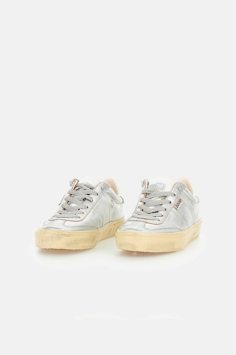 Silver Lace Up Sneakers 2