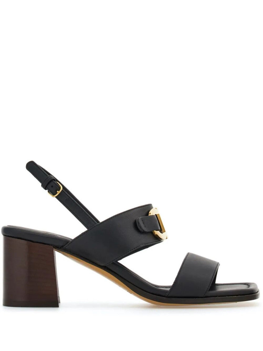 Black Open Toe Heels 1
