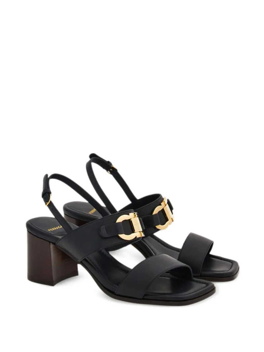 Black Open Toe Heels 3