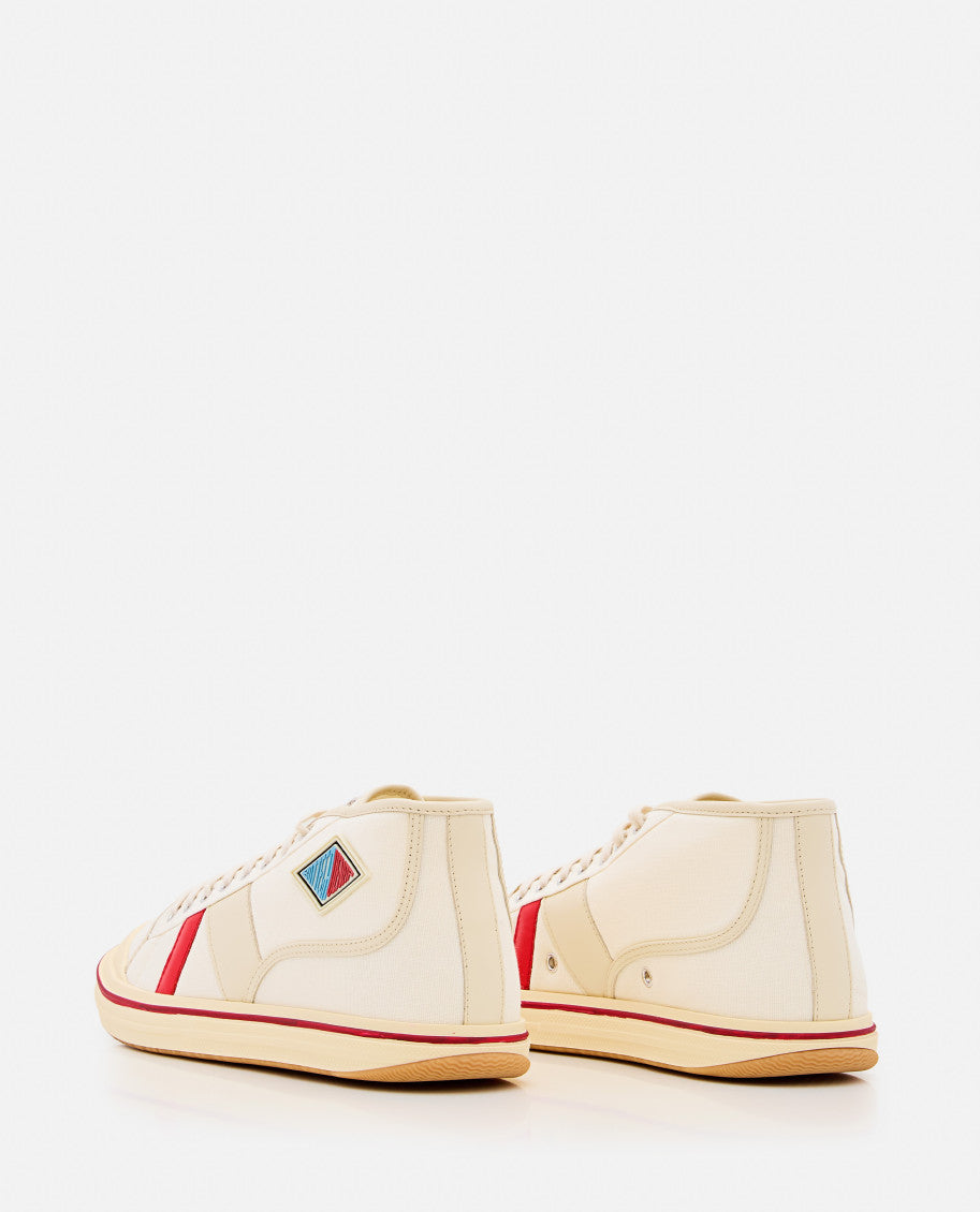 White Lace Up Sneakers 3