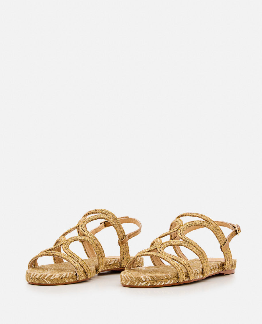 Golden Slingback Sandals 2