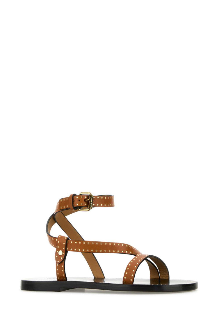 Brown Ankle Strap Sandals 2