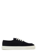Navy Blue Lace Up Sneakers 1