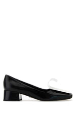 Black Leather Pumps 1