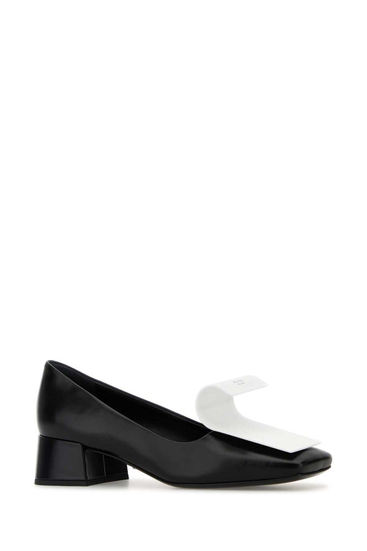 Black Leather Pumps 2