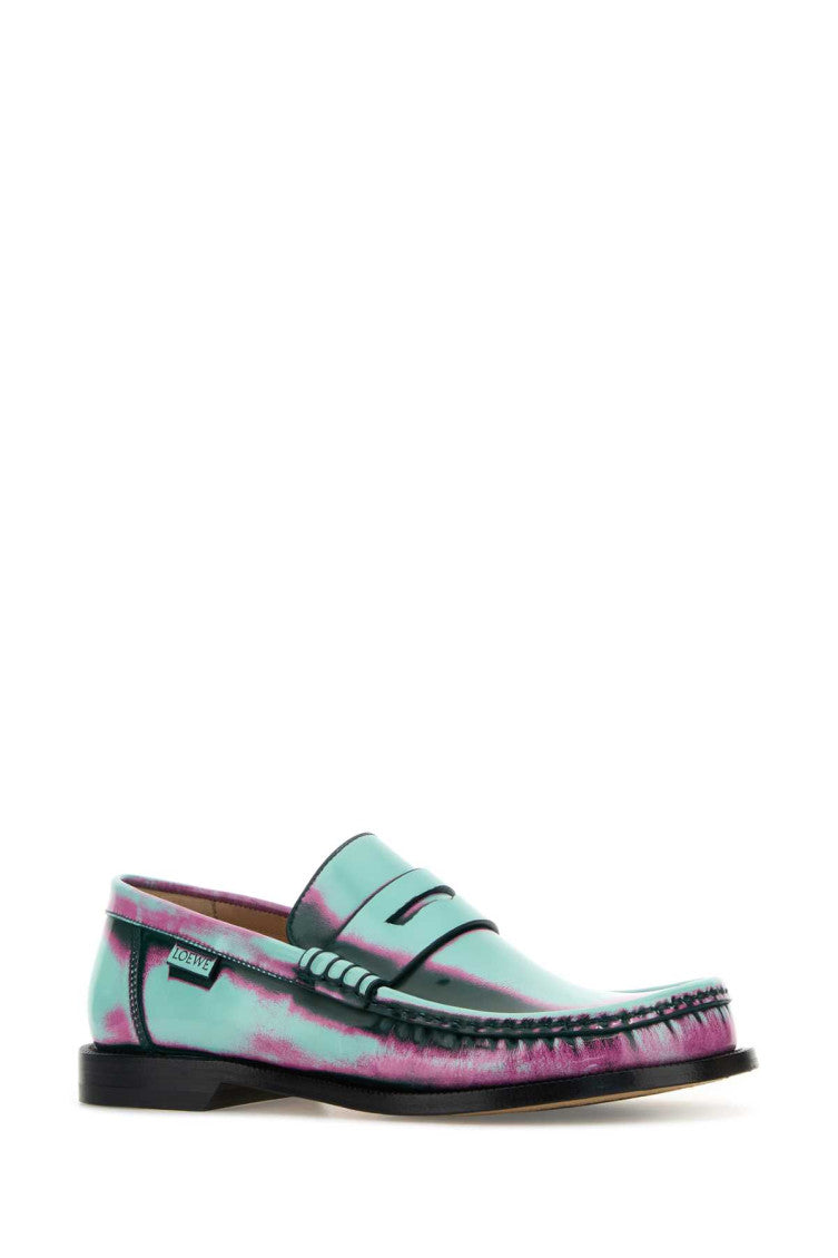 Multicolor Slip On Loafers 2