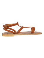 Brown Arelate Leather Sandals 1