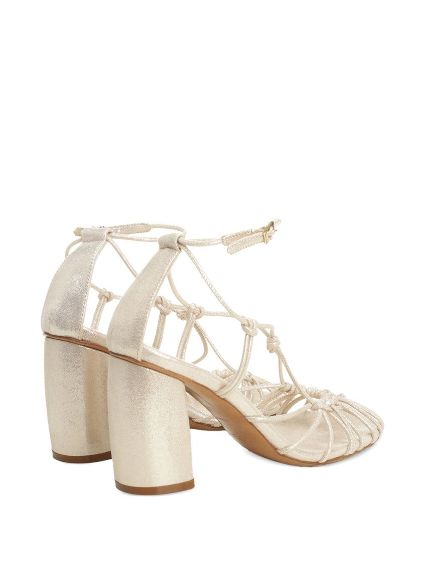 Platinum Round-toe Heels 3