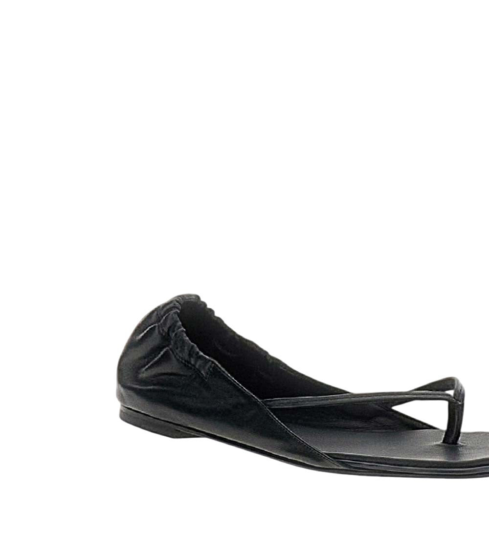 Black Leather Sandals 4