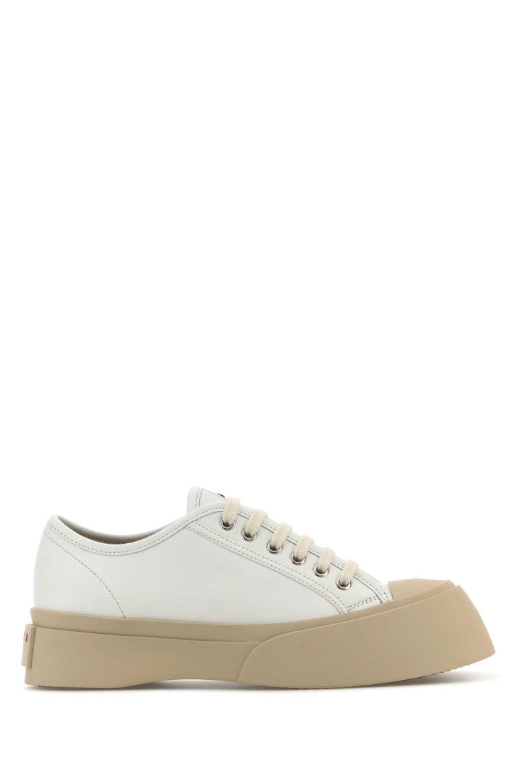 White Leather Pablo Sneakers 1