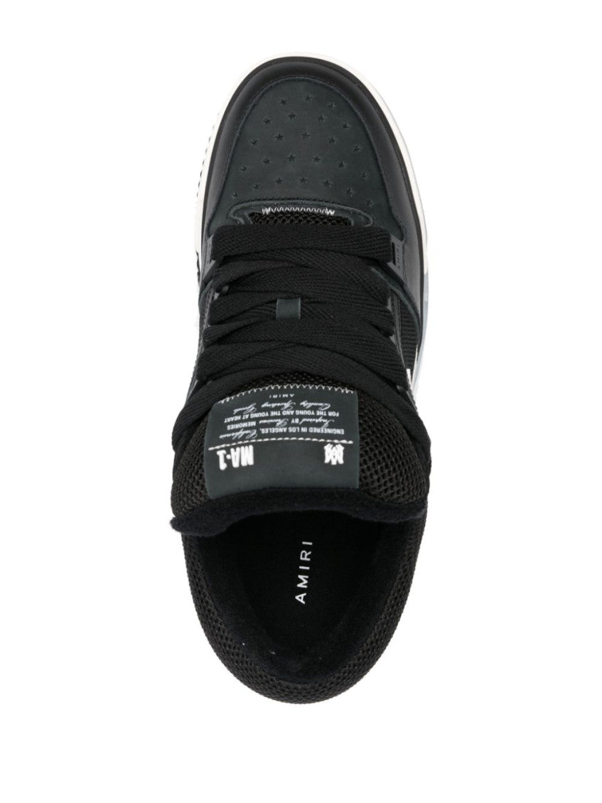 Black Leather Sneakers 2