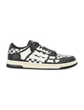 Black Checkered Low Top Sneakers 1