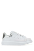 Silver Leather Sneakers 1