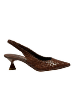 Brown Slingback Pumps 1
