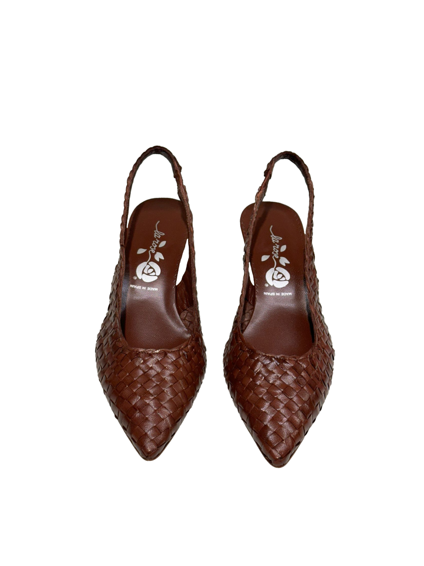 Brown Slingback Pumps 2