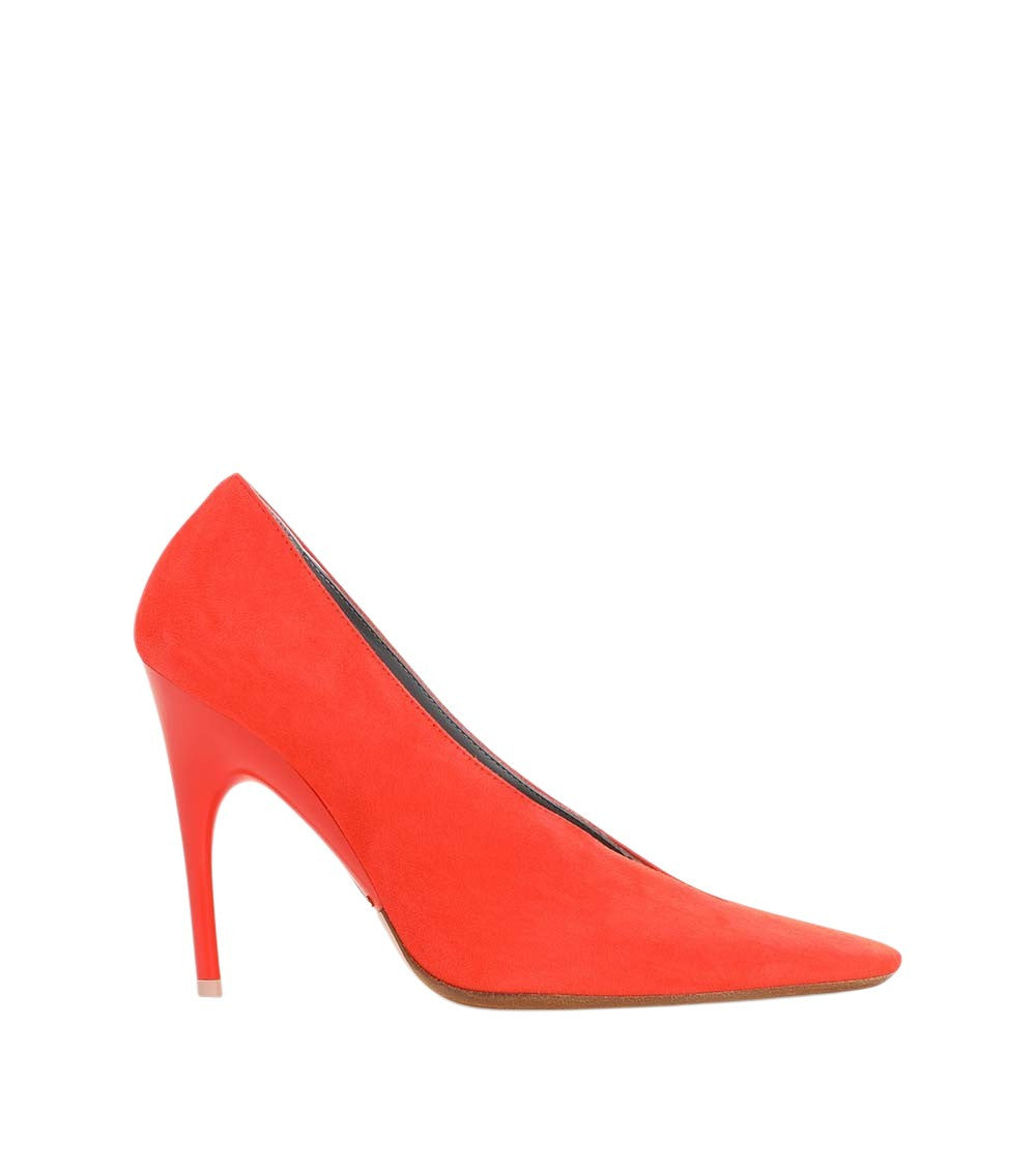 Orange Slip-on Pump 1