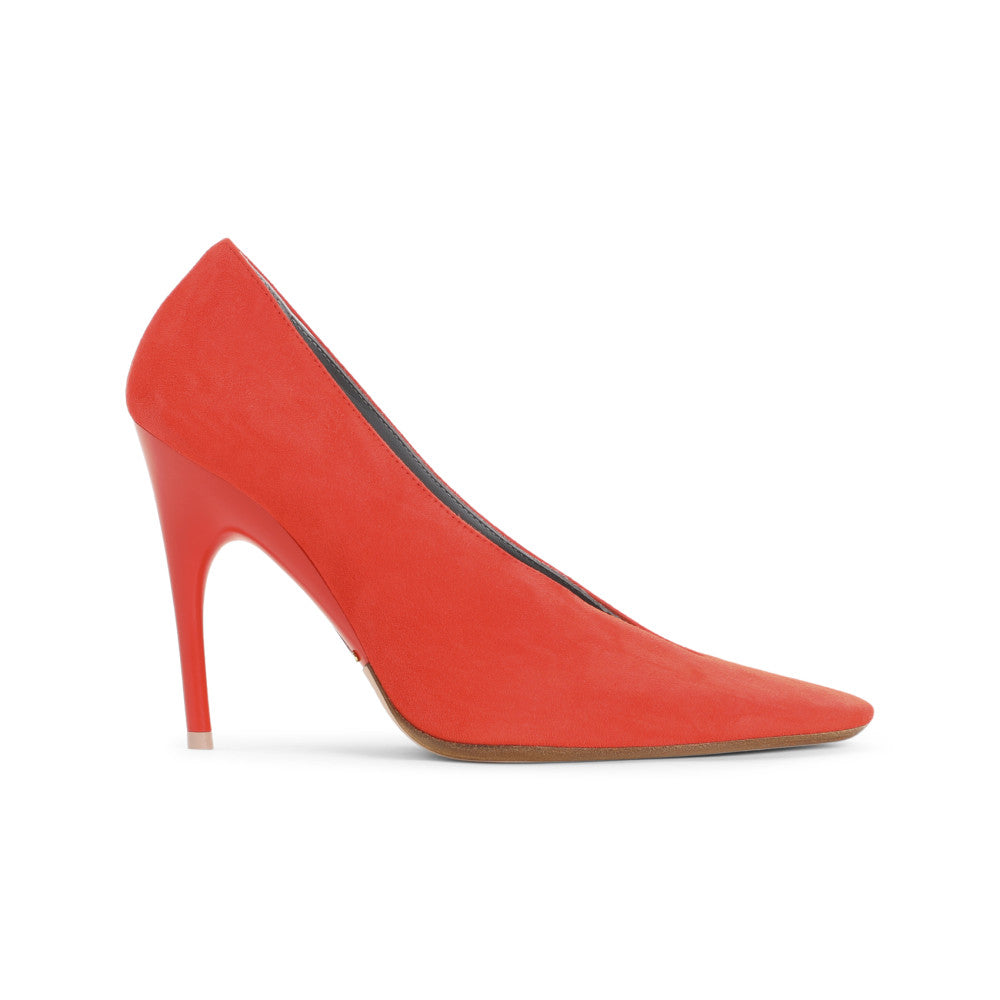 Orange Slip-on Pump 2