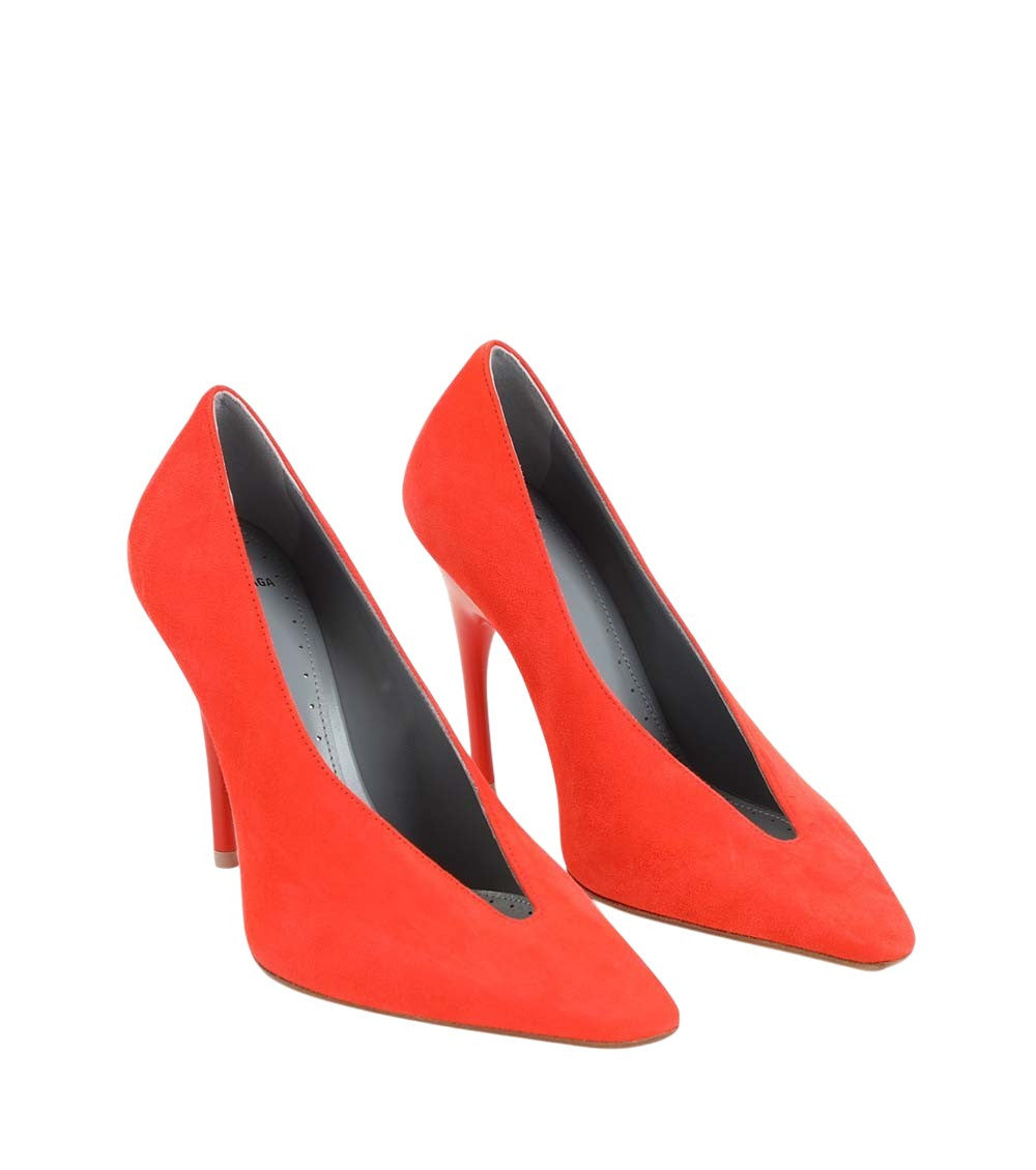Orange Slip-on Pump 4