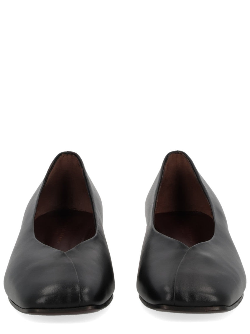 Black Slip On Pumps 3
