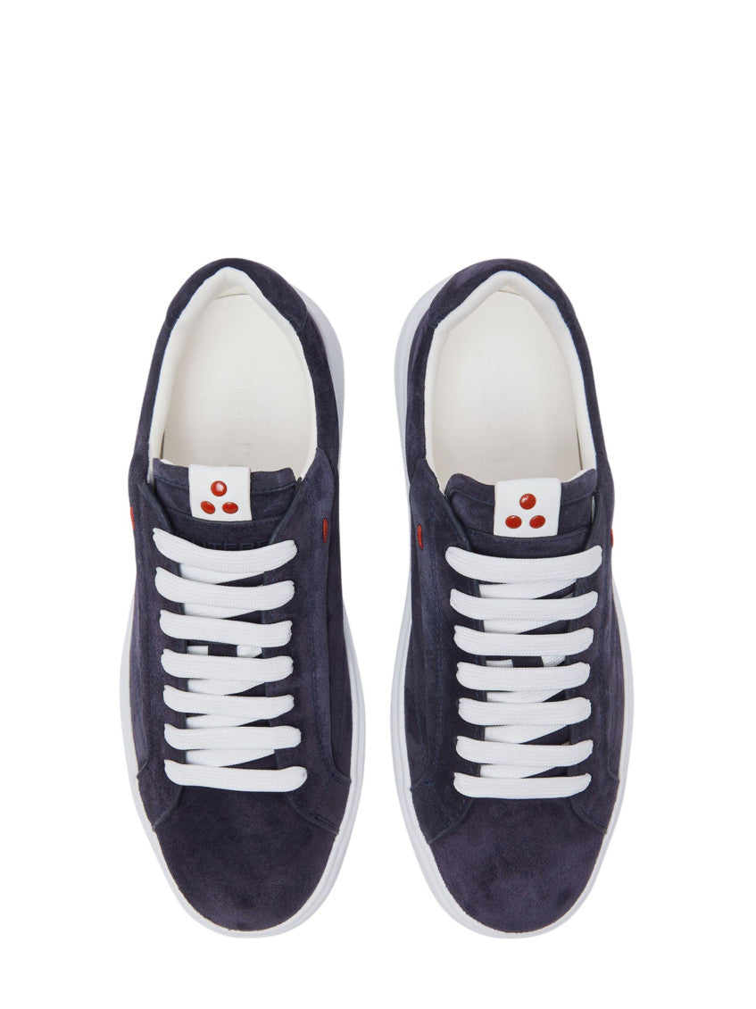 Navy Blue Lace Up Sneaker 4
