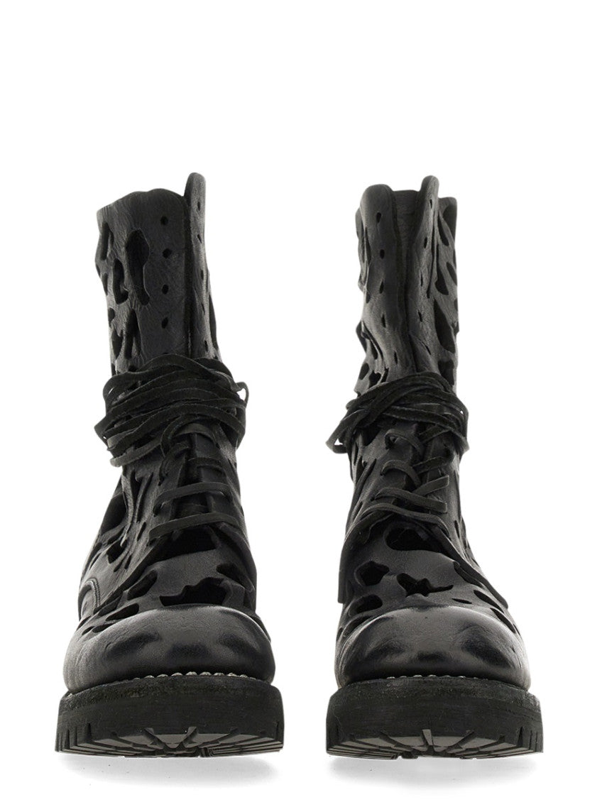 Black Cut-Out Boots 2
