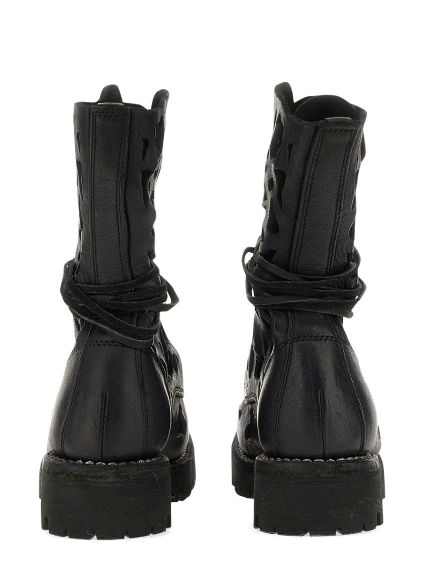 Black Cut-Out Boots 3