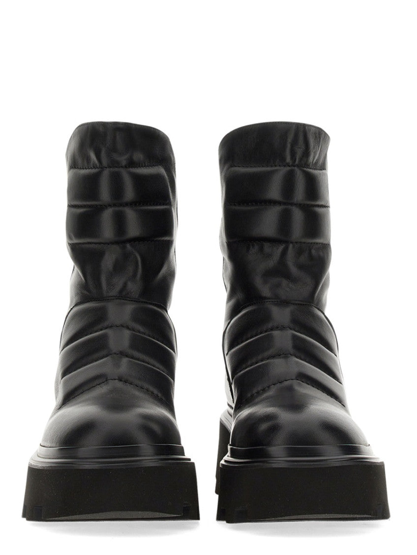 Black Solid Boots 2