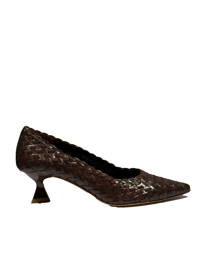 Brown Slip On Pumps 1