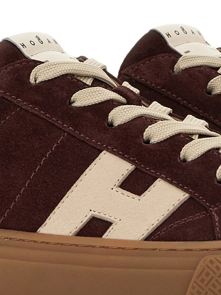 Brown Logo Sneakers 4