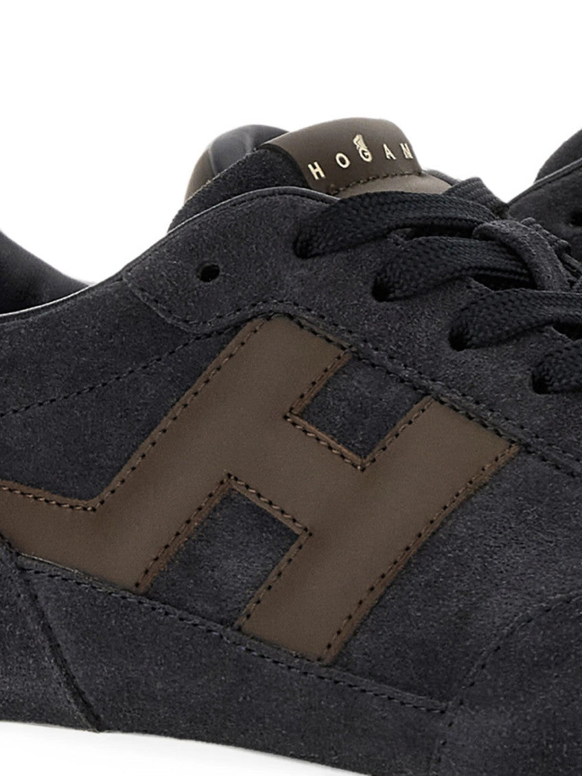 Brown Color Block Sneakers 5