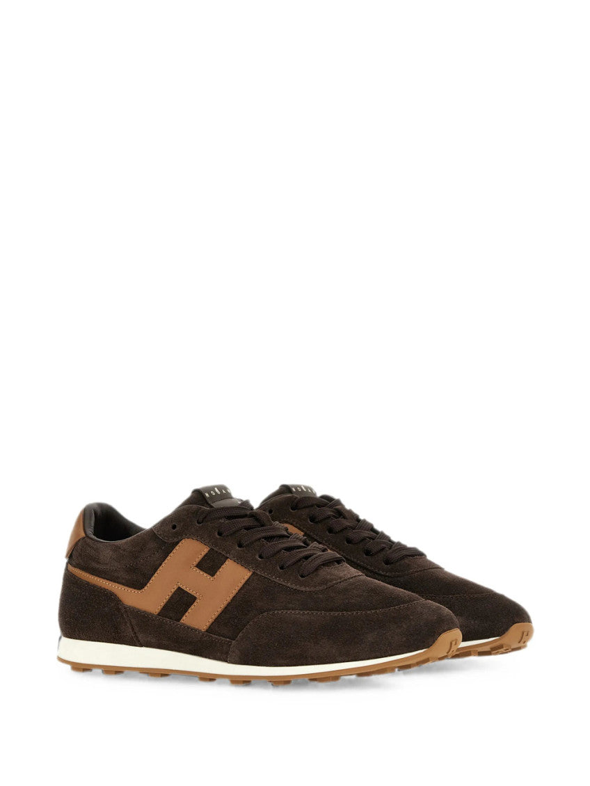 Brown Logo Sneakers 2